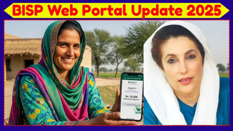 8171 Web Portal Update 2025 - BISP 13500 Payment Tracking