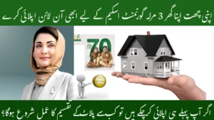 Apply Now for Apni Chat Apna Ghar 3 Marla Housing Scheme 2025