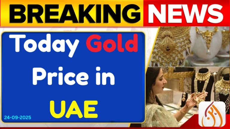Latest Gold Rates in UAE Today – 24 September 2025 Market Update