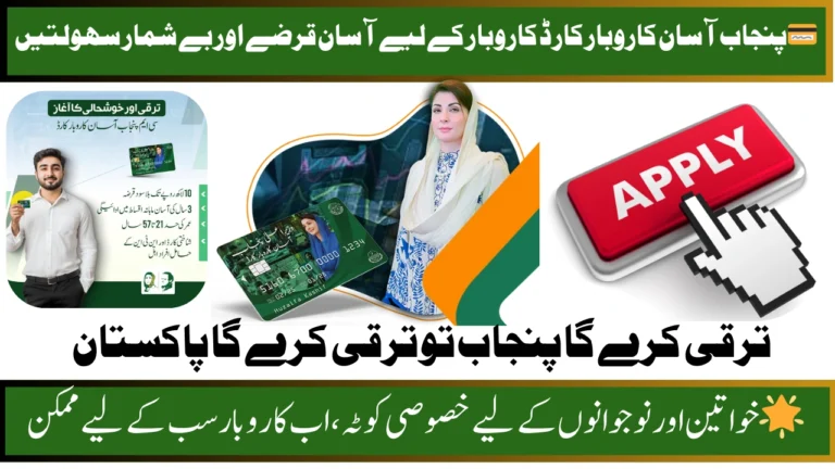 Punjab Asaan Karobar Card 2025 - Apply Now for Easy Business Loans and Benefits